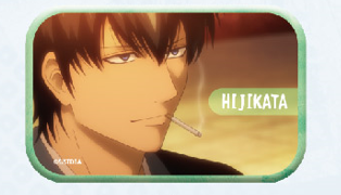 銀魂 メモリアルカット缶バッジ（土方）