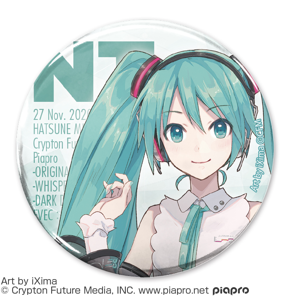 初音ミク　ＮＴ　65mm缶バッジ