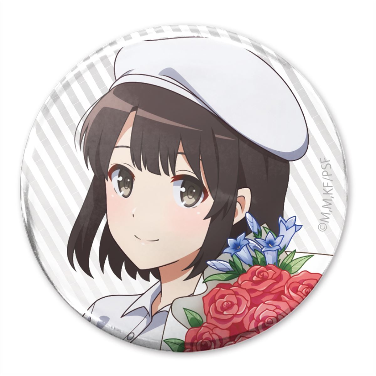 冴えない彼女の育てかた　Ｆｉｎｅ　描き下ろし　加藤恵　65mm缶バッジ　バースデーデートＶｅｒ．