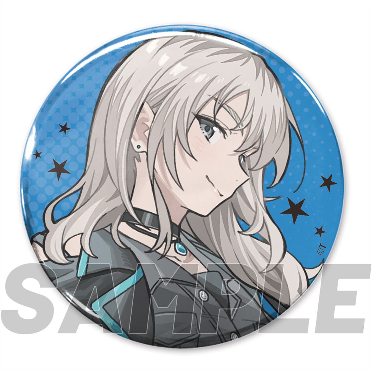 描き下ろし　河原木桃香　６５ｍｍ缶バッジ　運命の華Ｖｅｒ．