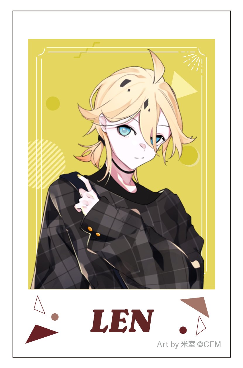 初音ミクシリーズ チェキプリント／鏡音レン　私服　Art by 米室