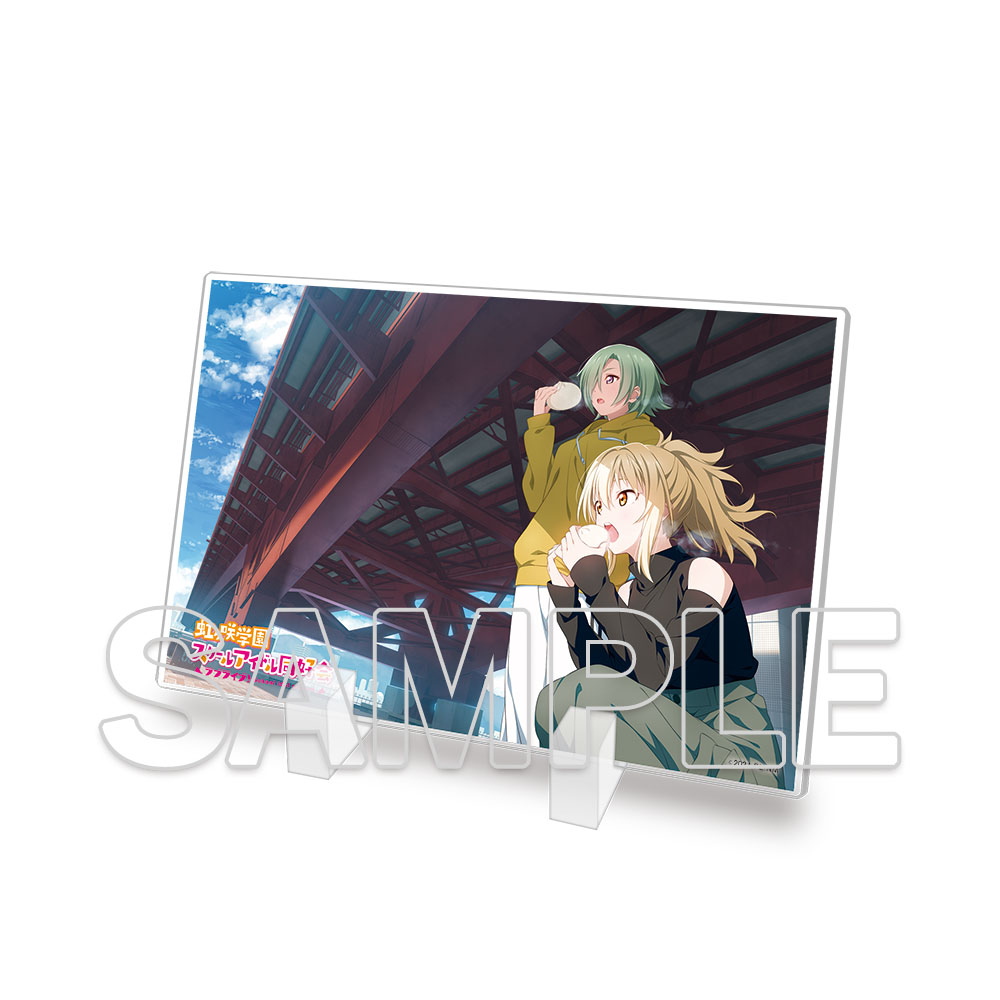 ミニアクリルプレート　愛＆ミア