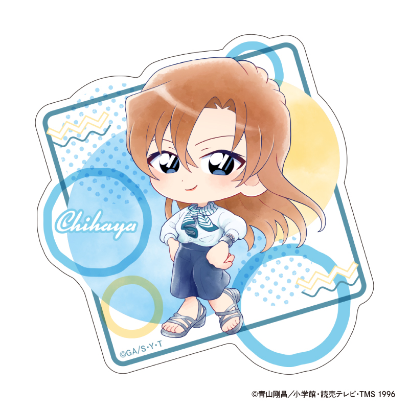 名探偵コナン ダイカットクリアステッカー Seasideデフォルメ (萩原 千速)