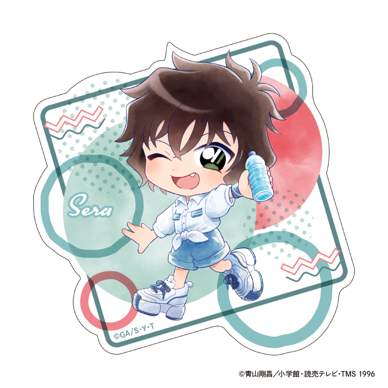 名探偵コナン ダイカットクリアステッカー Seasideデフォルメ (世良 真純)