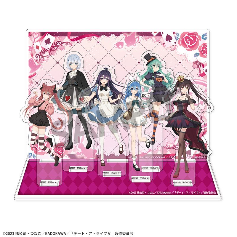 デート・ア・ライブV 背景付き描き下ろしアクリルスタンド 不思議の国のアリス ver.