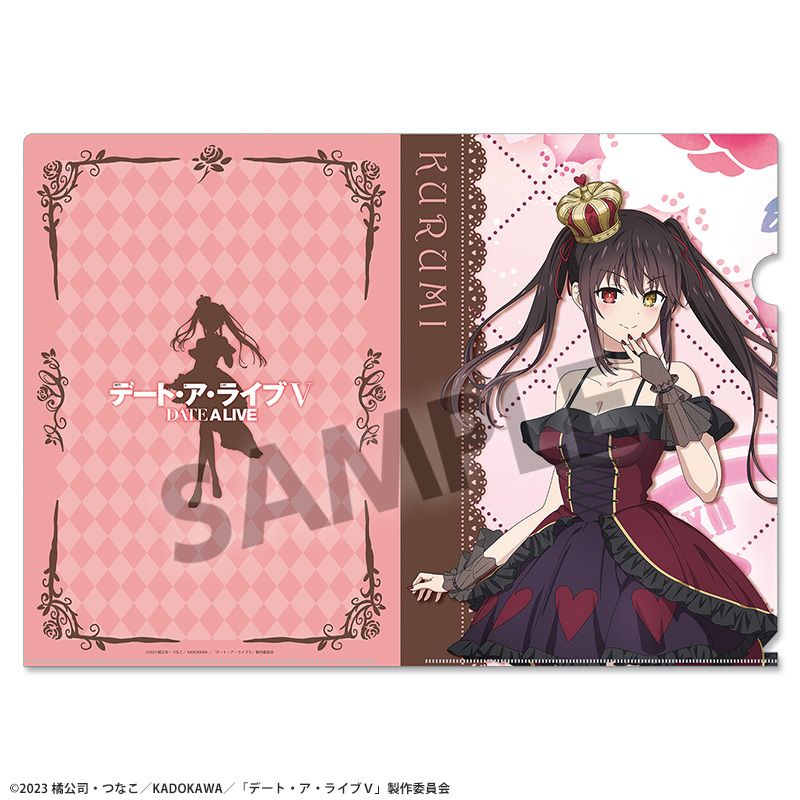 デート・ア・ライブV 描き下ろしクリアファイル 時崎狂三 不思議の国のアリス ver.