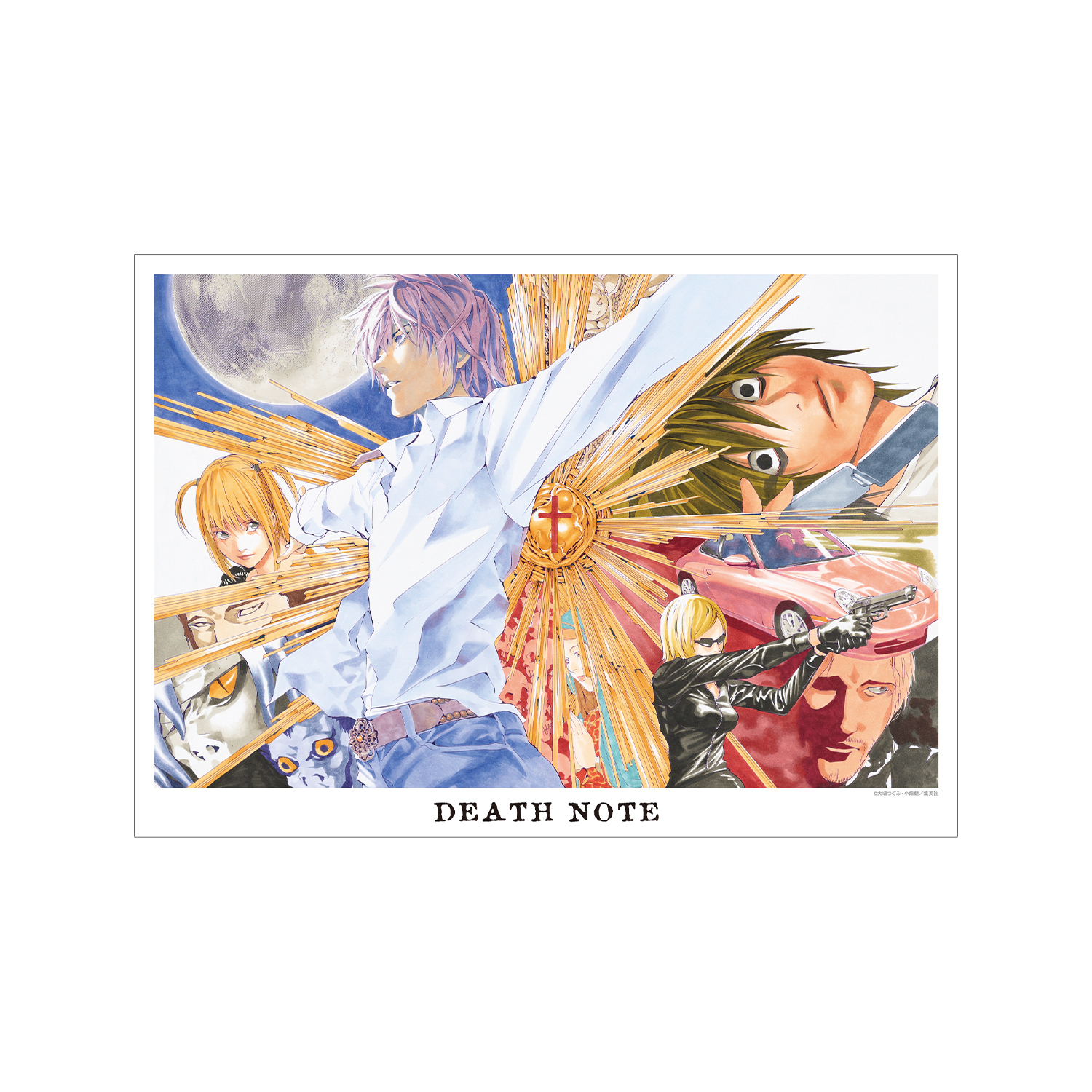 DEATH NOTE 集合 A3マット加工ポスター