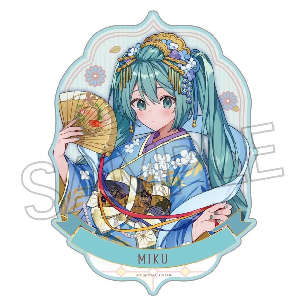 百鬼夜行　～麗宴～　ステッカー　Ｂ　人魚（にんぎょ）