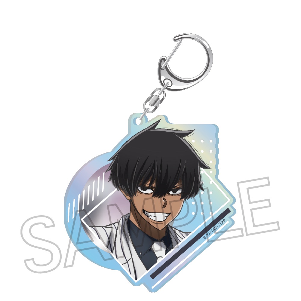 シャインシリーズ　オーロラアクリルキーホルダー　Ｖｏｌ．２　桃角桜介