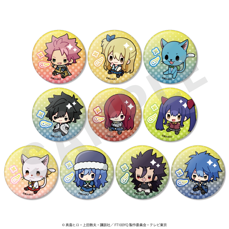 FAIRY TAIL 100年クエスト　トレーディング缶バッジ(全10種)