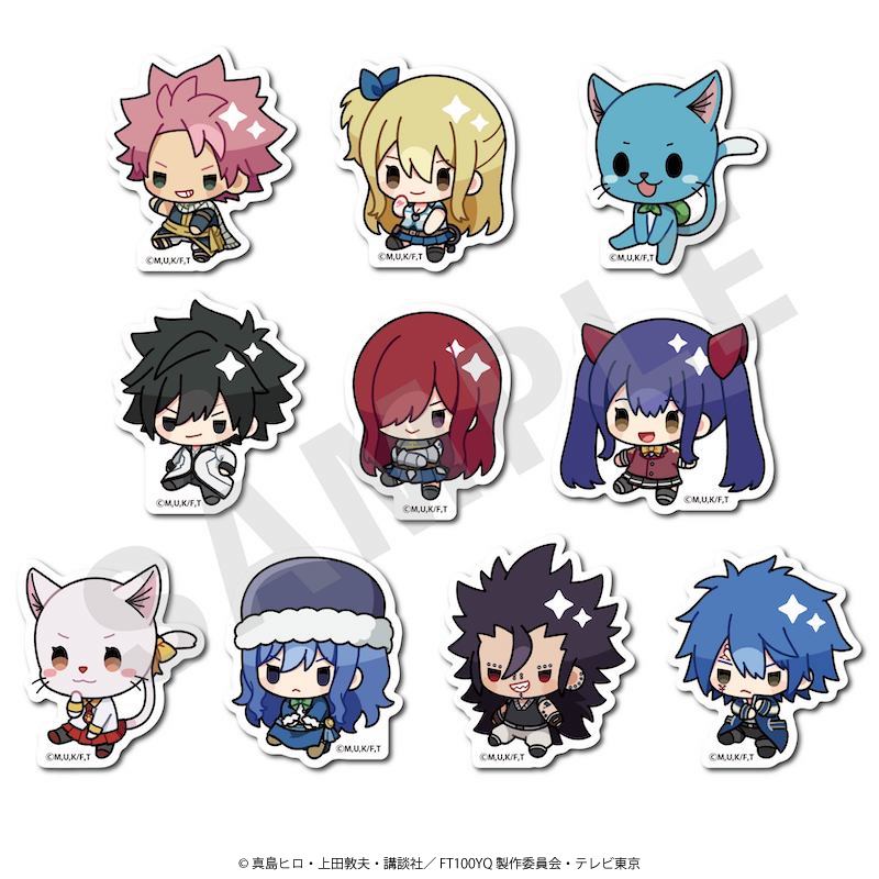 FAIRY TAIL 100年クエスト　トレーディングステッカー(全10種)