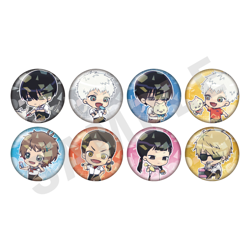 光が死んだ夏　トレーディングホログラム缶バッジ ミニキャラver.（全8種）
