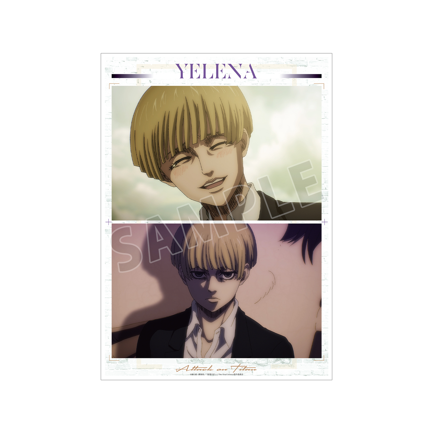 進撃の巨人 イェレナ 場面写A3マット加工ポスター vol.4