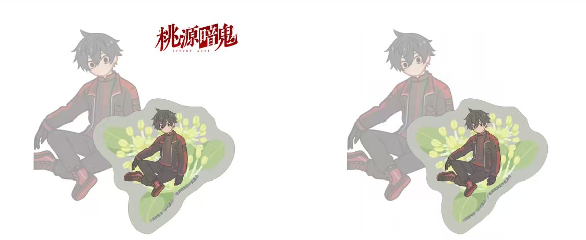 淀川真澄 Botania ダイカットステッカー