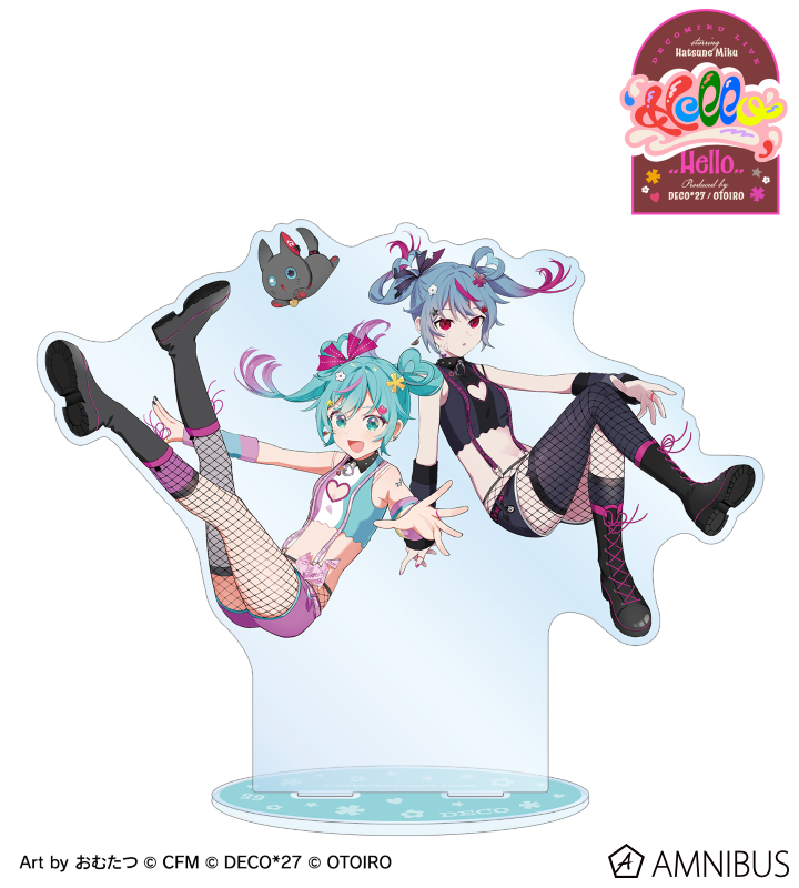 デコミク&にーにゃ Art by おむたつ BIGアクリルスタンド