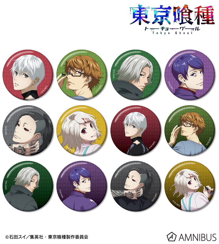 描き下ろし 戦う背中ver. トレーディンググリッター缶バッジ(単位/BOX)