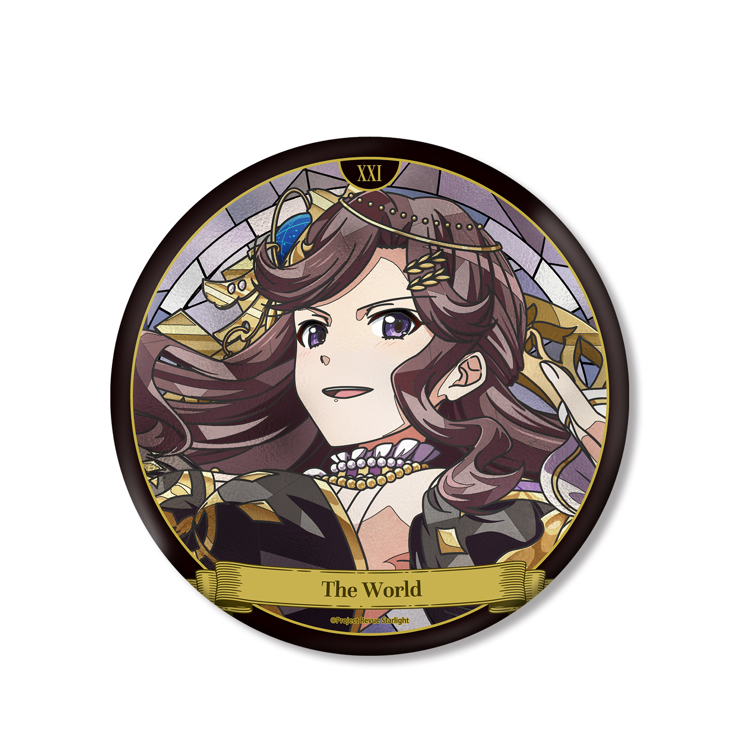 天堂 真矢 Aure Glass BIG缶バッジ