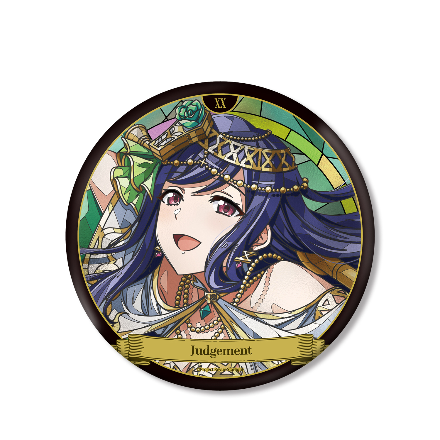 胡蝶 静羽 Aure Glass BIG缶バッジ