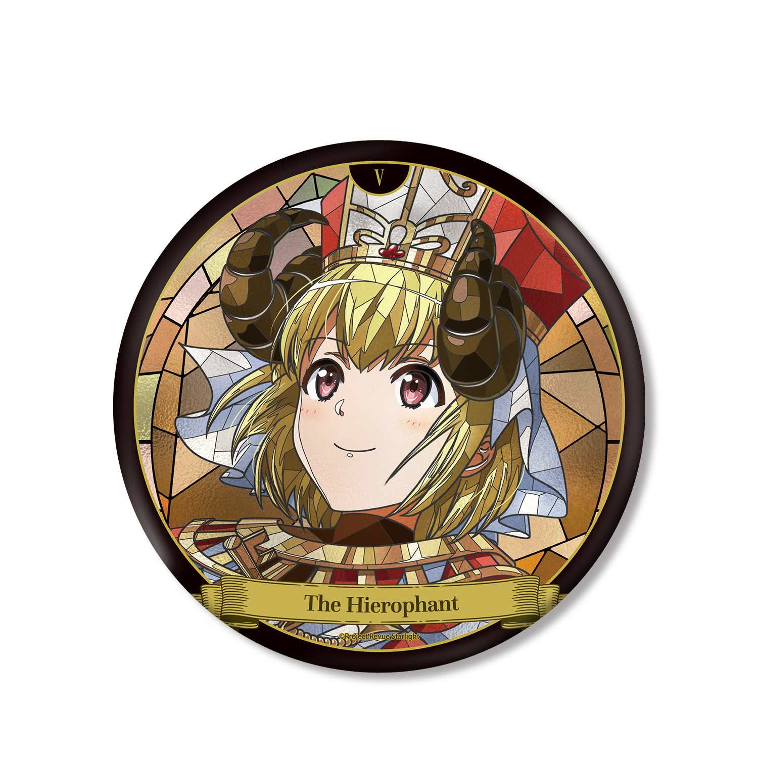 鳳 ミチル Aure Glass BIG缶バッジ