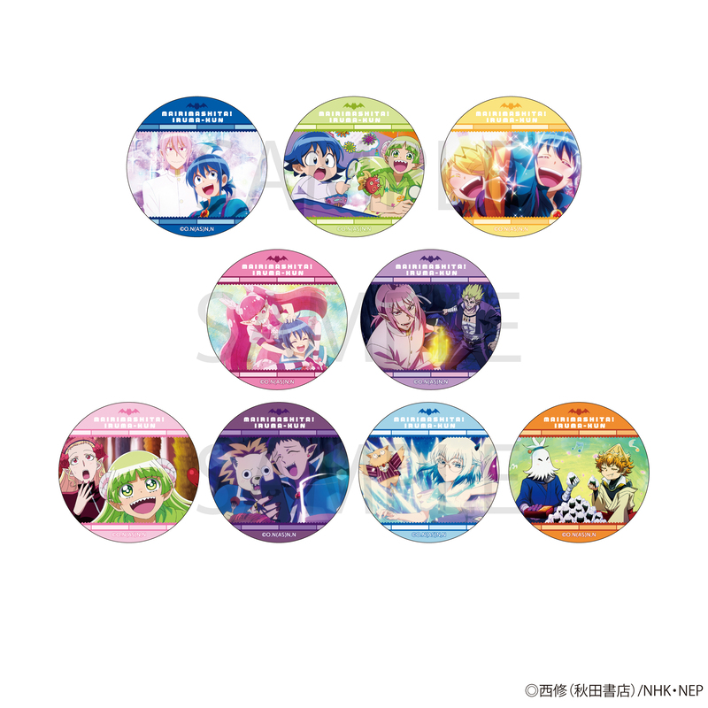 魔入りました！入間くん　トレーディング　ステンドガラス風場面写缶バッジ