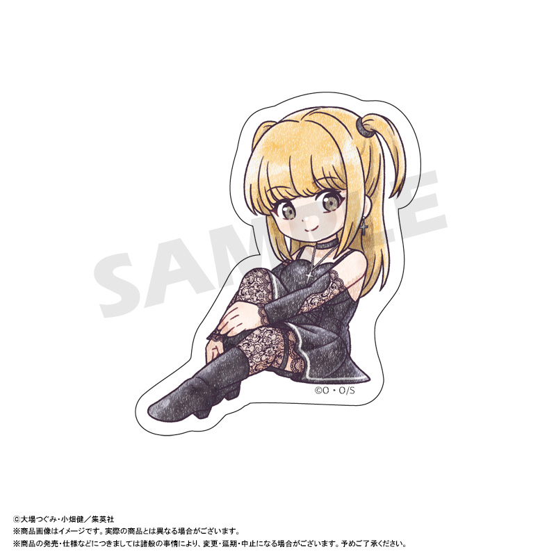 DEATH NOTE ぴこぱれ　ダイカットステッカー　D　弥 海砂