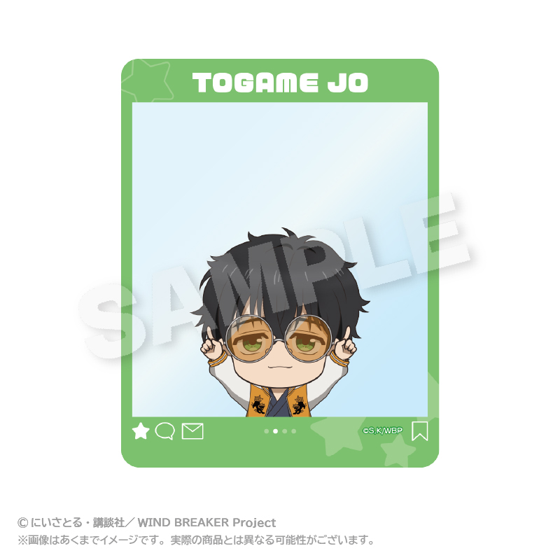 ＳＮＳ風アクリルカード　ぽいんつｖｅｒ．　十亀　条