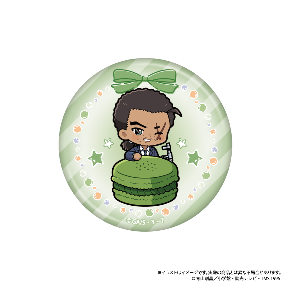 丸型缶バッジ 大和敢助SD（ﾏｶﾛﾝvol.1）｜名探偵コナン