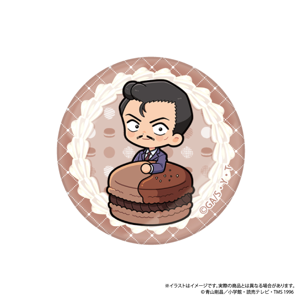 ガラスマグネット 毛利小五郎SD（ﾏｶﾛﾝvol.1）｜名探偵コナン