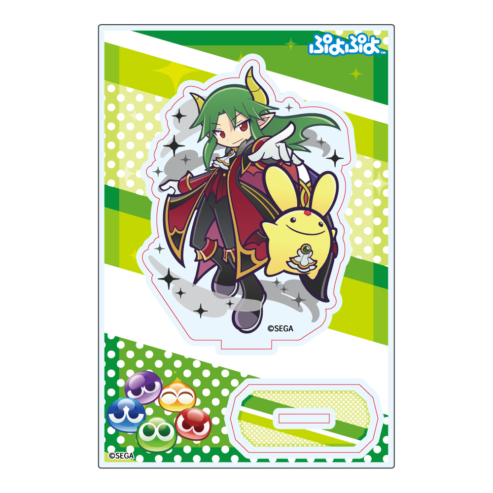 ぷよぷよ　アクリルスタンド 闇の貴公子サタン&カーバンクル