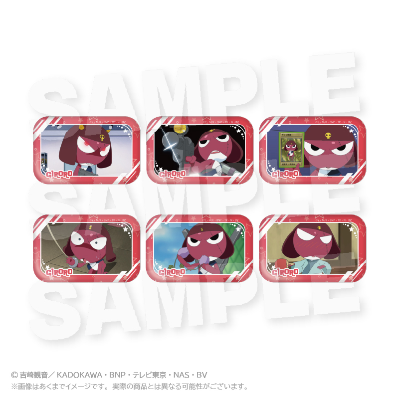 ケロロ軍曹　コレクションスクエア缶バッジ　ギロロver.