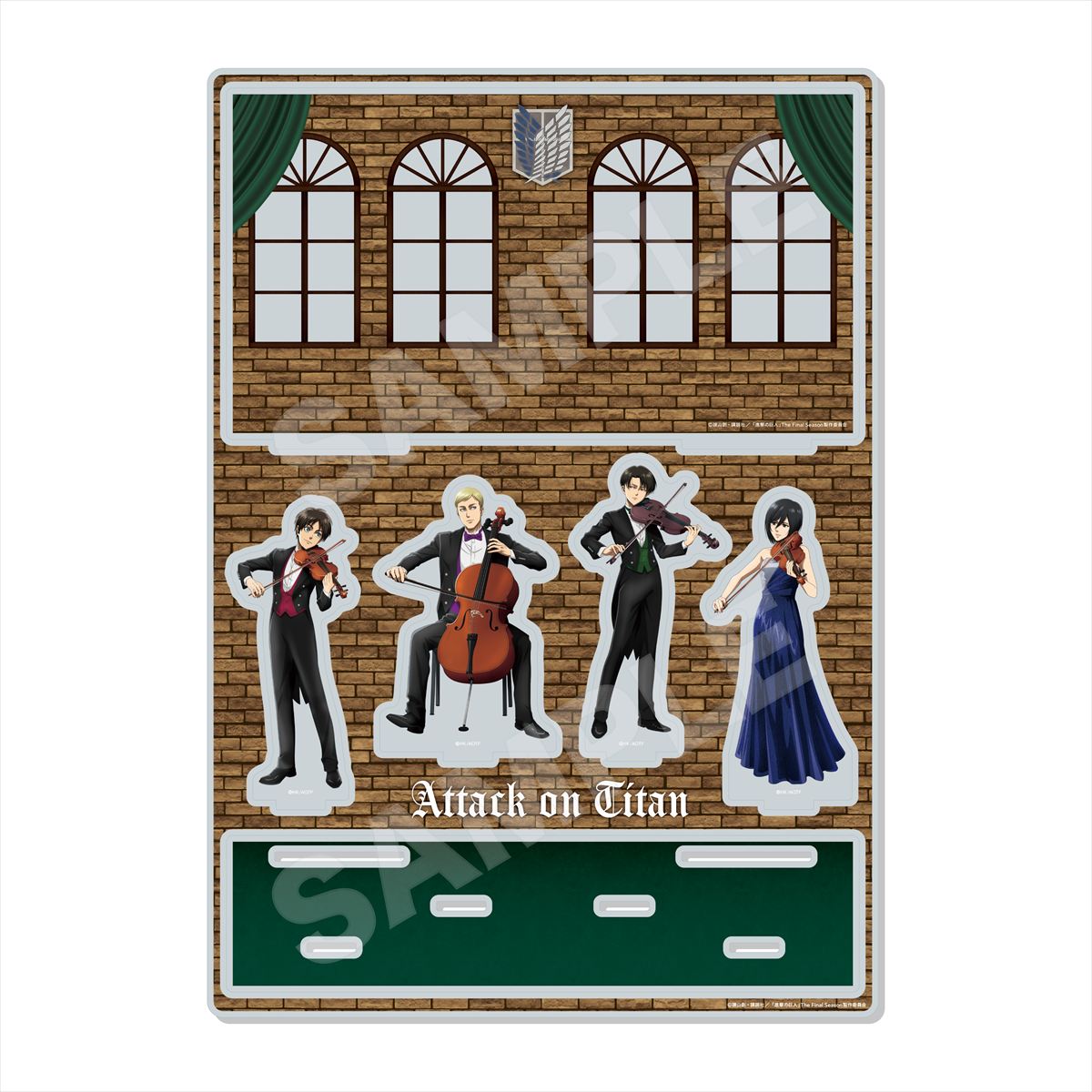 四重奏ｖｅｒ．　ジオラマアクリルセット　／０１　集合