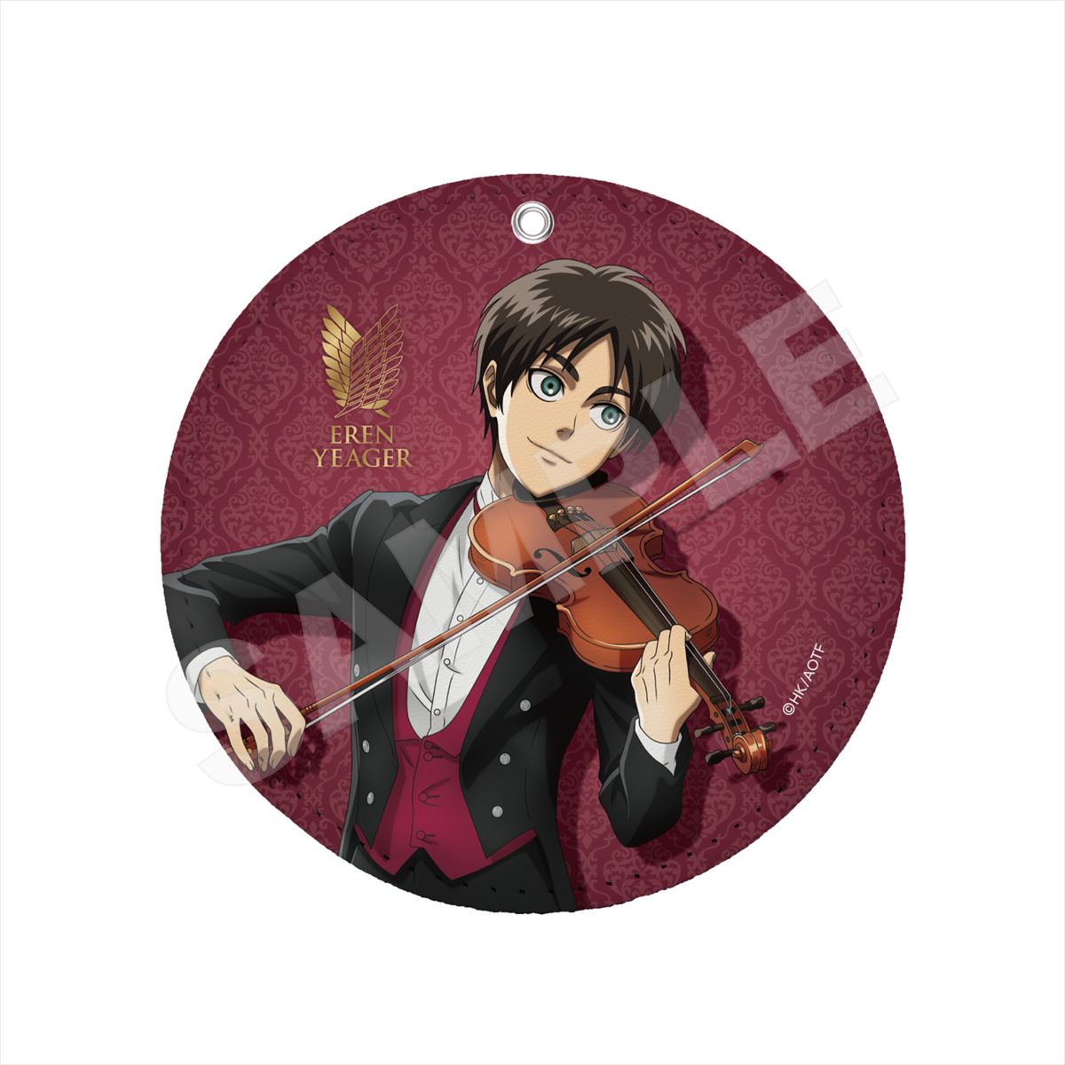 四重奏ｖｅｒ．　レザーコースターキーホルダー　／０１　エレン