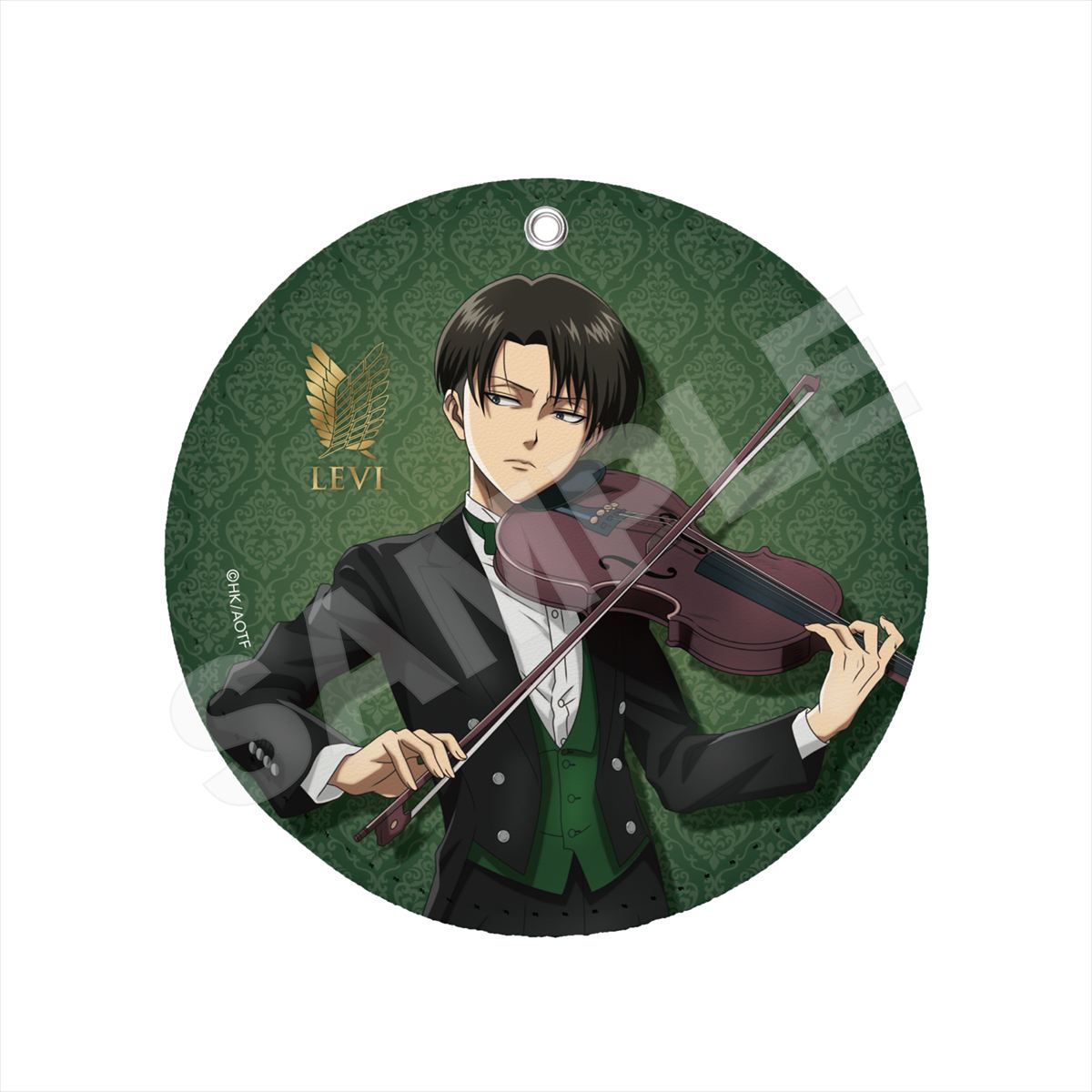 四重奏ｖｅｒ．　レザーコースターキーホルダー　／０３　リヴァイ