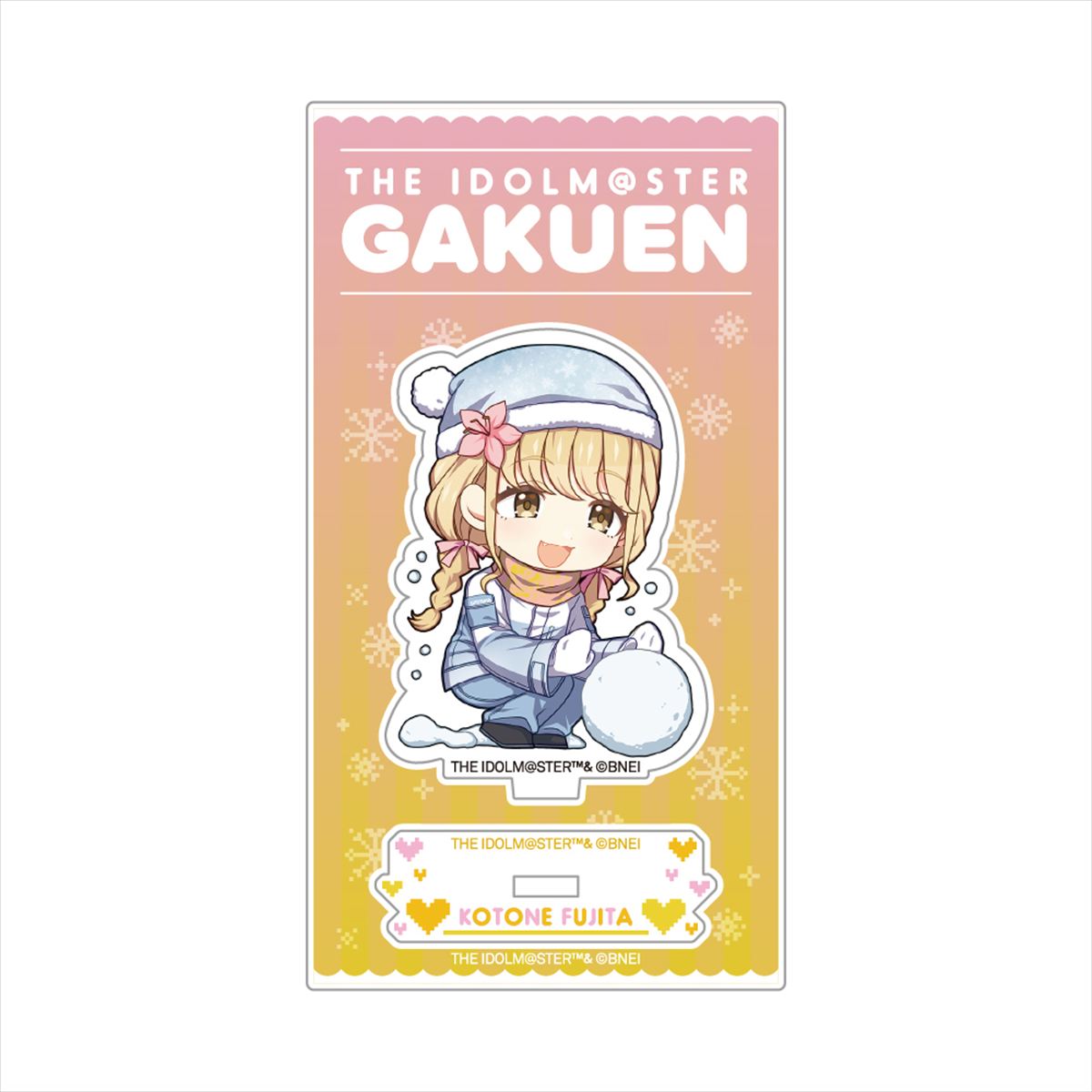 学園アイドルマスター　ミニキャラアクリルスタンド＿藤田ことね