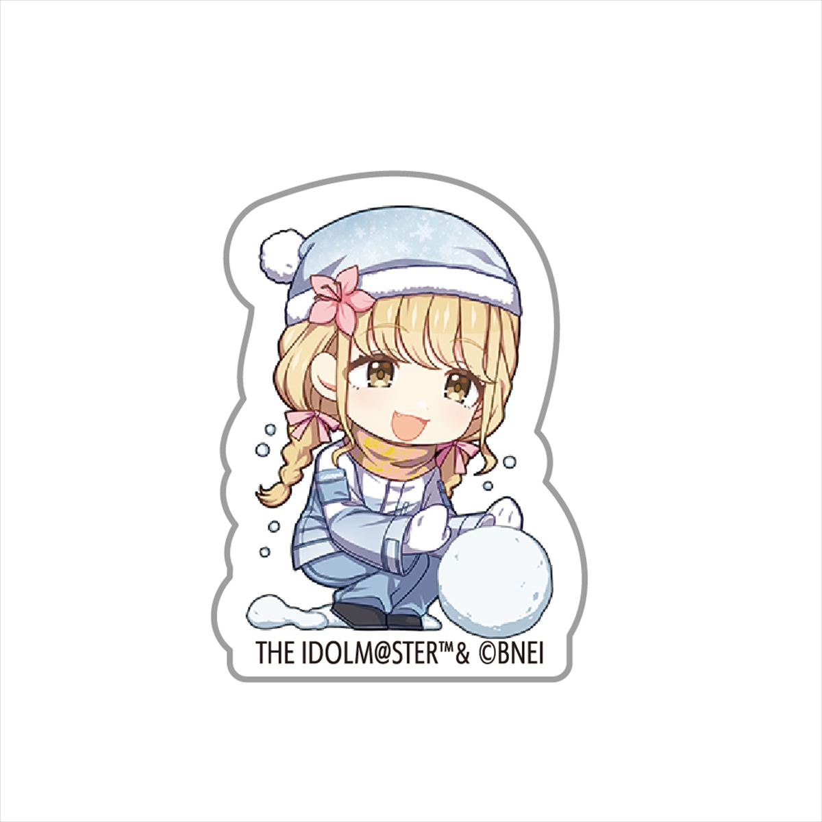 学園アイドルマスター　ミニキャラマットアクリルブロック＿藤田ことね
