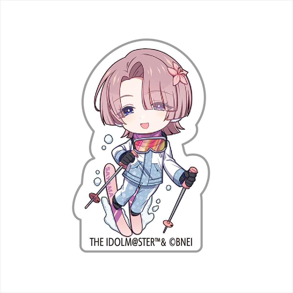 学園アイドルマスター　ミニキャラマットアクリルブロック＿有村麻央