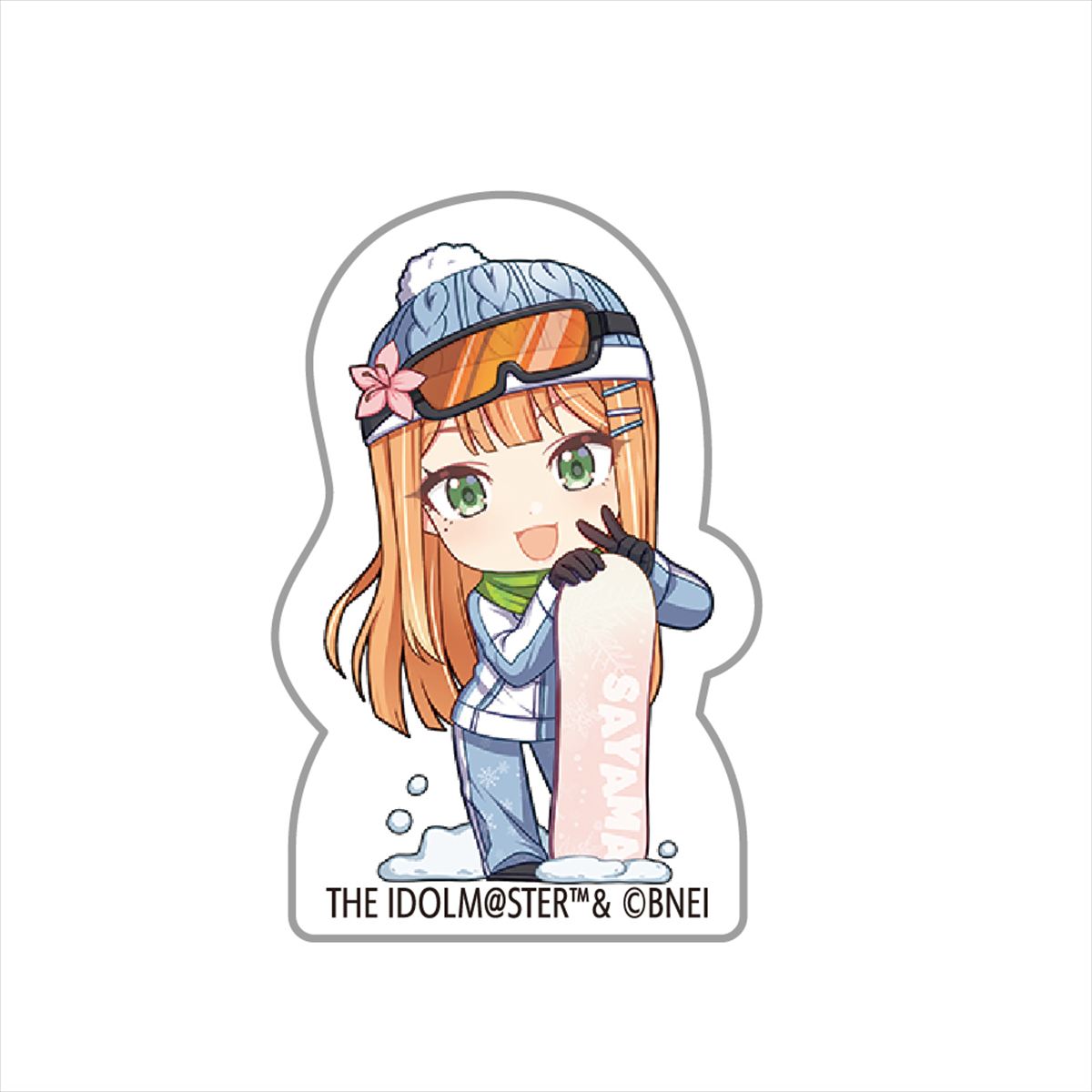 学園アイドルマスター　ミニキャラマットアクリルブロック＿紫雲清夏