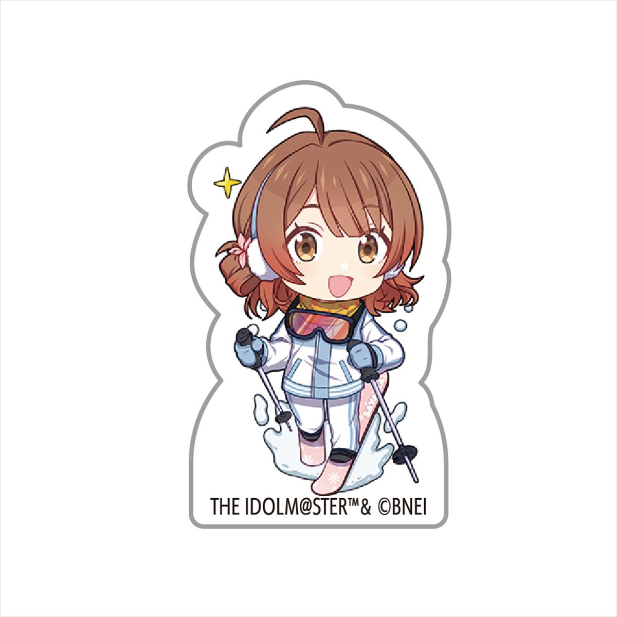 学園アイドルマスター　ミニキャラマットアクリルブロック＿花海佑芽