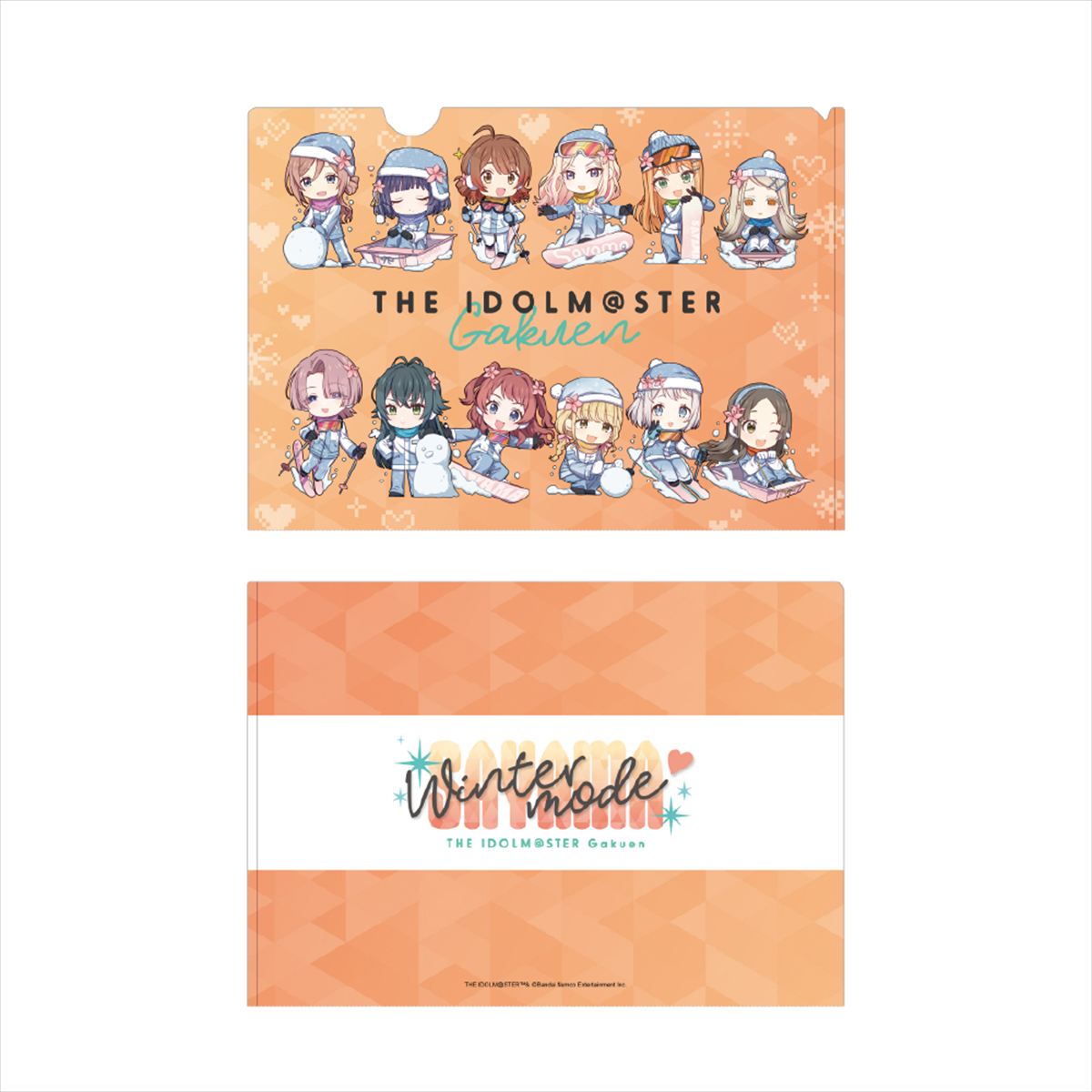 学園アイドルマスター　クリアファイル＿ミニキャラ集合