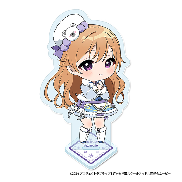 ぷちちょこアクリルスタンド【近江　彼方】　ウィンター衣装ｖｅｒ．