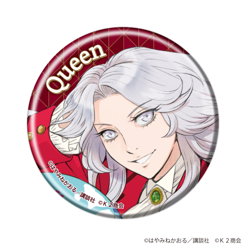 缶バッジ「赤い夢学園」01/怪盗クイーン クイーン