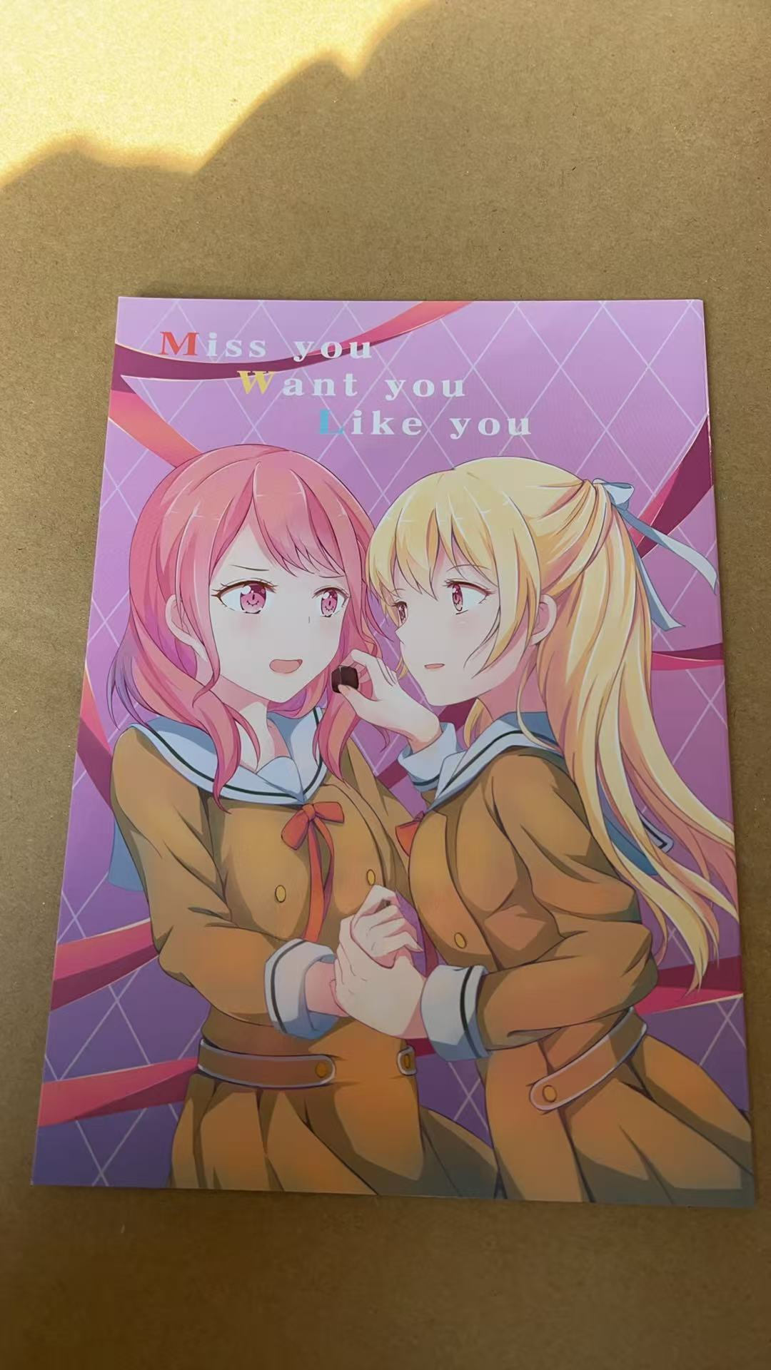 Miss you, Want you, like you