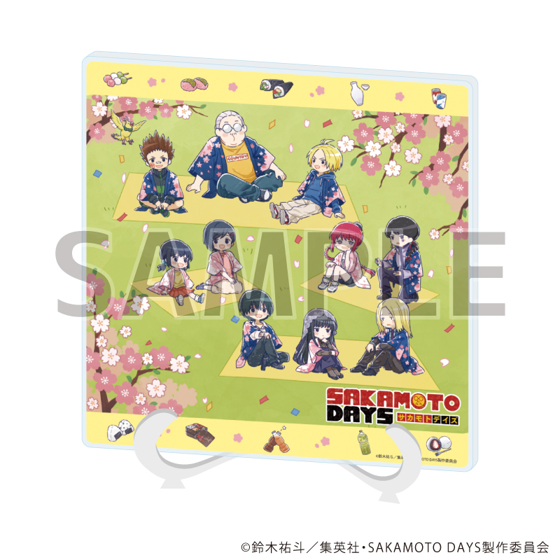 アクリルアートボード「SAKAMOTO DAYS」02/花見ver. (グラフアートイラスト)
