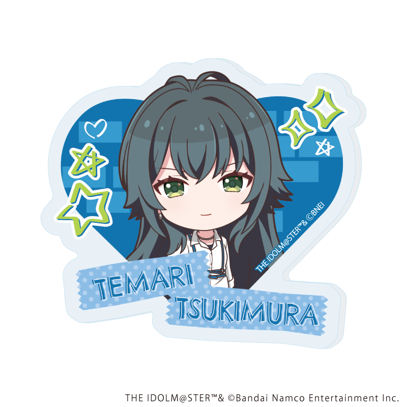 アクリルプレートバッジ「学園アイドルマスター」03/月村手毬 ストリートファッションver.(ミニキャライラスト)