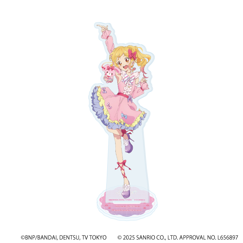 アクリルスタンド「アイカツスターズ！×サンリオキャラクターズ」01/虹野ゆめ×ぼんぼんりぼん(コラボイラスト(等身))