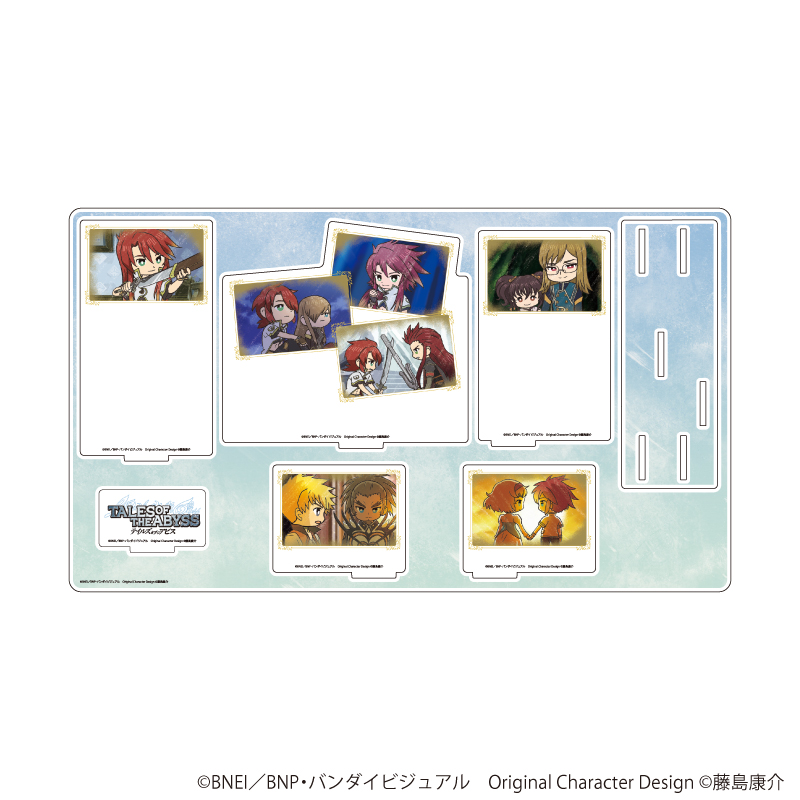 プレミアム アクリルジオラマプレート「テイルズ オブ ジ アビス」01/集合デザイン(グラフアートイラスト)