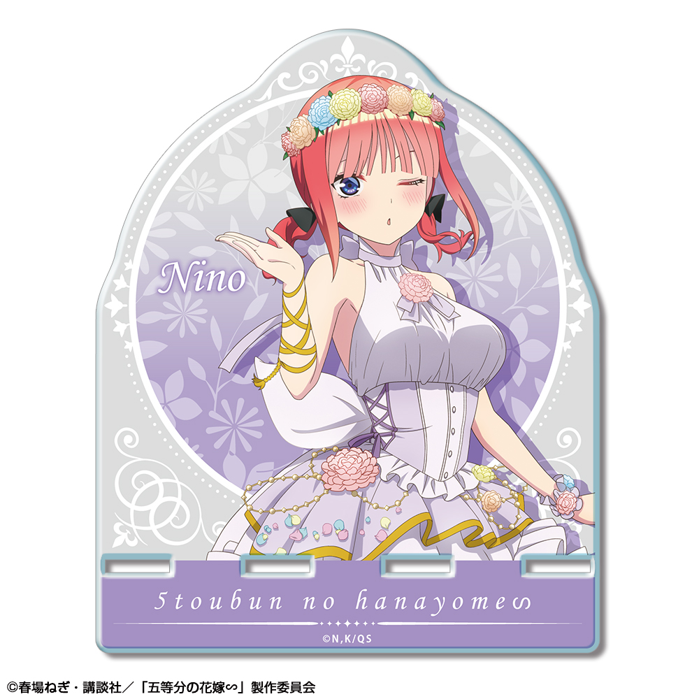 五等分の花嫁∽ アクリルスマホスタンド デザイン02(中野二乃/花の妖精ver.)【描き下ろし】