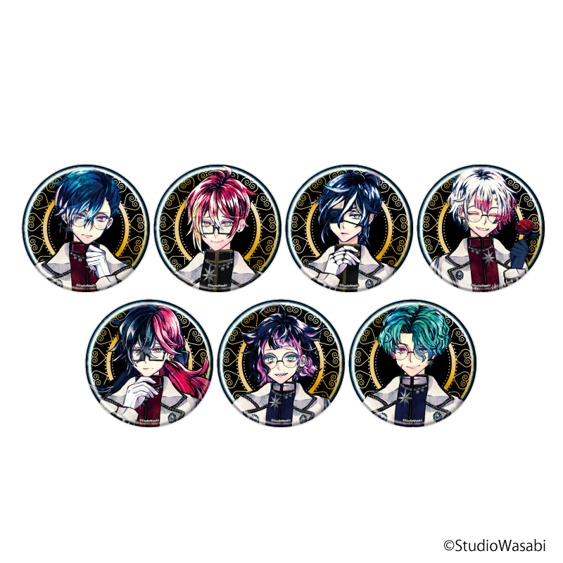 缶バッジ「悪魔執事と黒い猫」08/ブラインド(全7種)