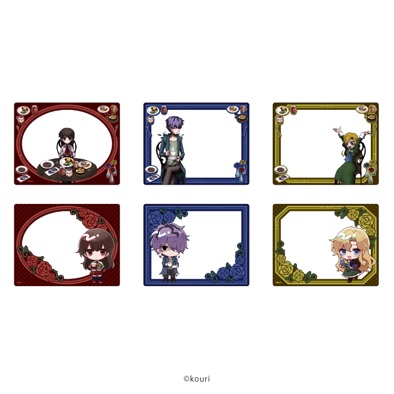 アクリルカード「Ib」01/ブラインド(全6種)(描き下ろし&描き起こしイラスト)