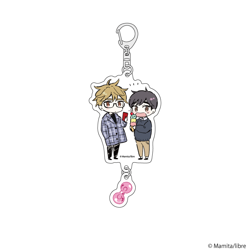 連結アクリルキーホルダー「40までにしたい10のこと」03/田中 慶司＆十条 雀 C(公式イラスト)